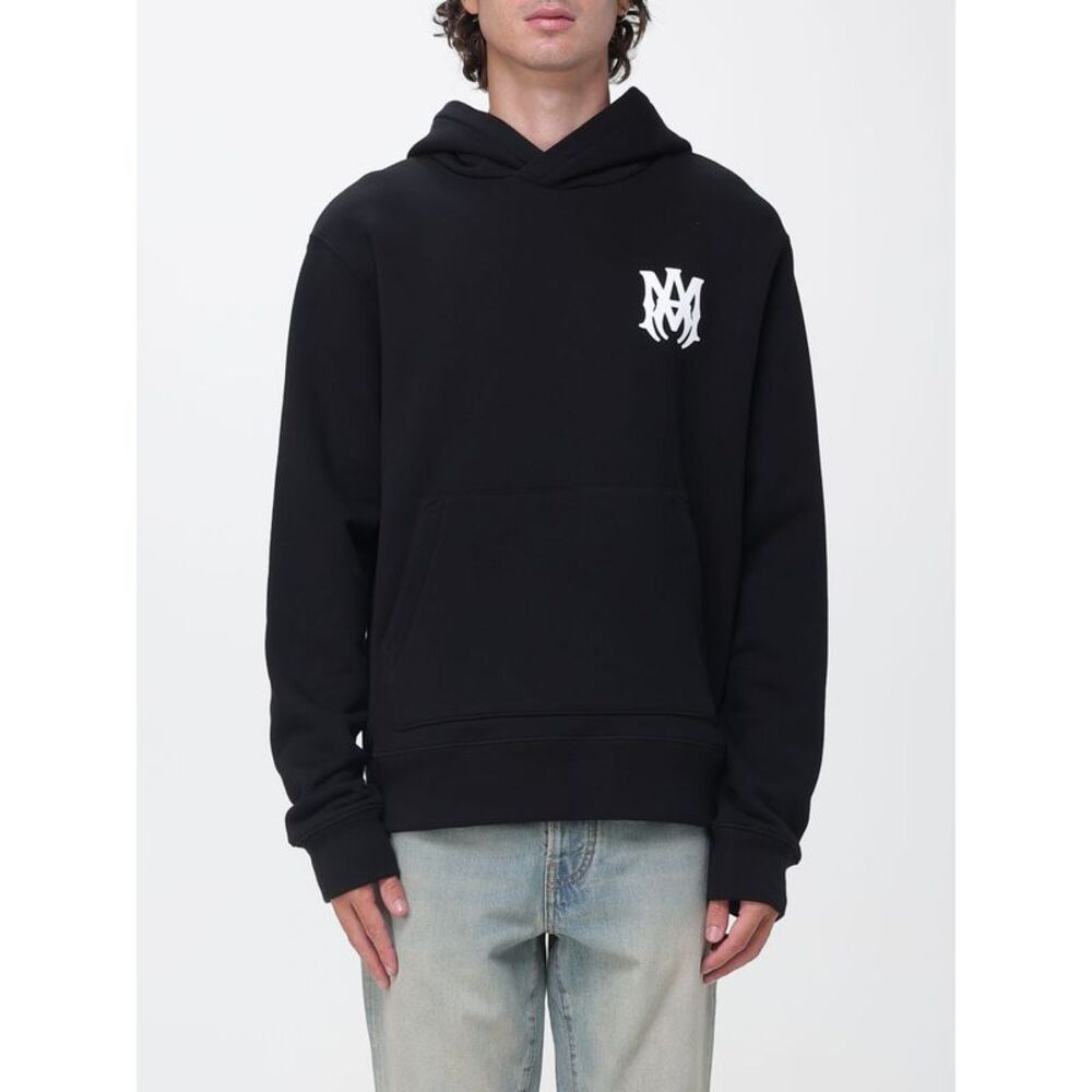 Amiri Men Amiri Contrast Logo Cotton Hoodie
